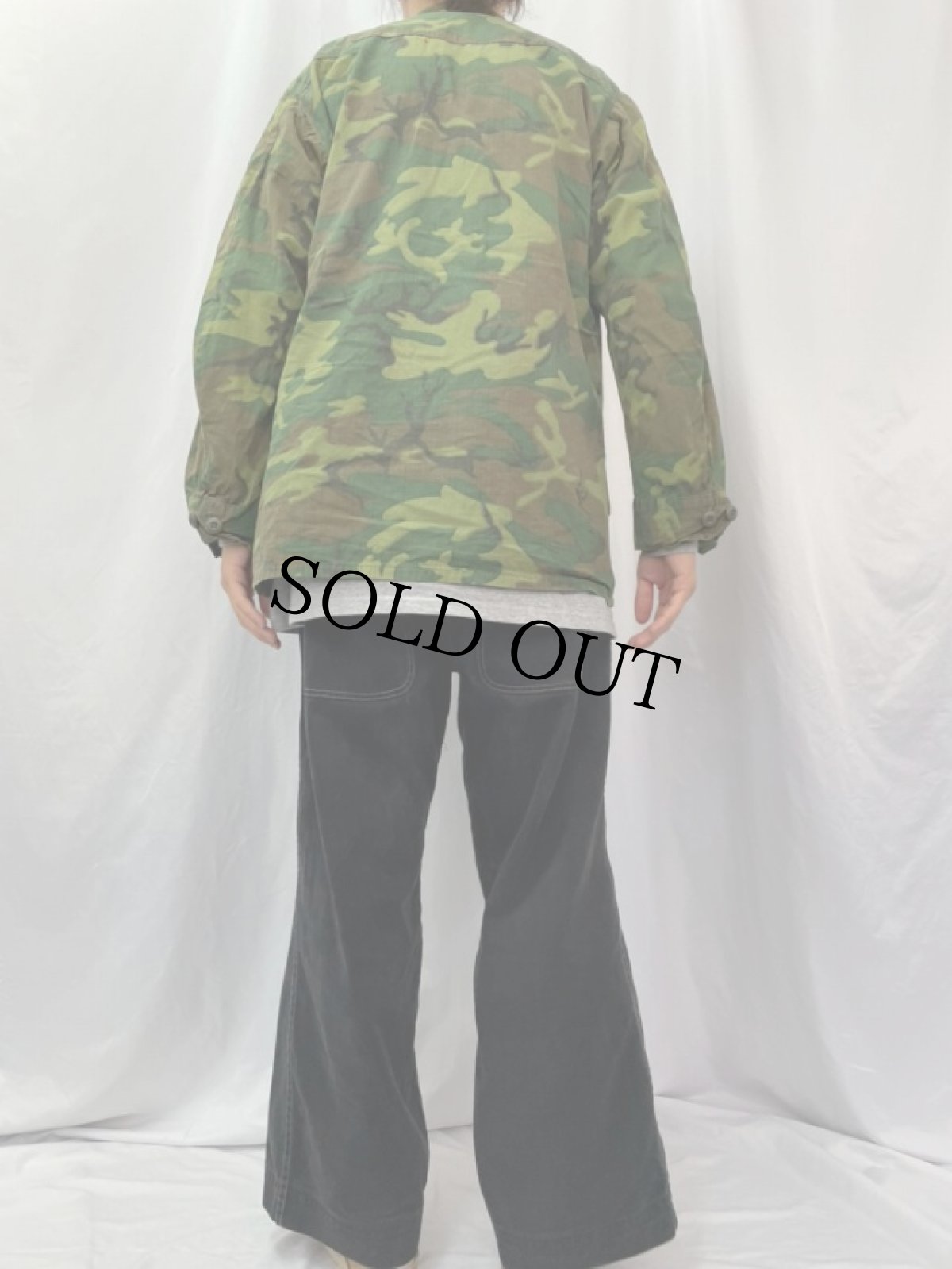 画像4: 60's U.S.ARMY ERDL迷彩 グリーンリーフ ジャングルファティーグジャケット 4th M-R (4)