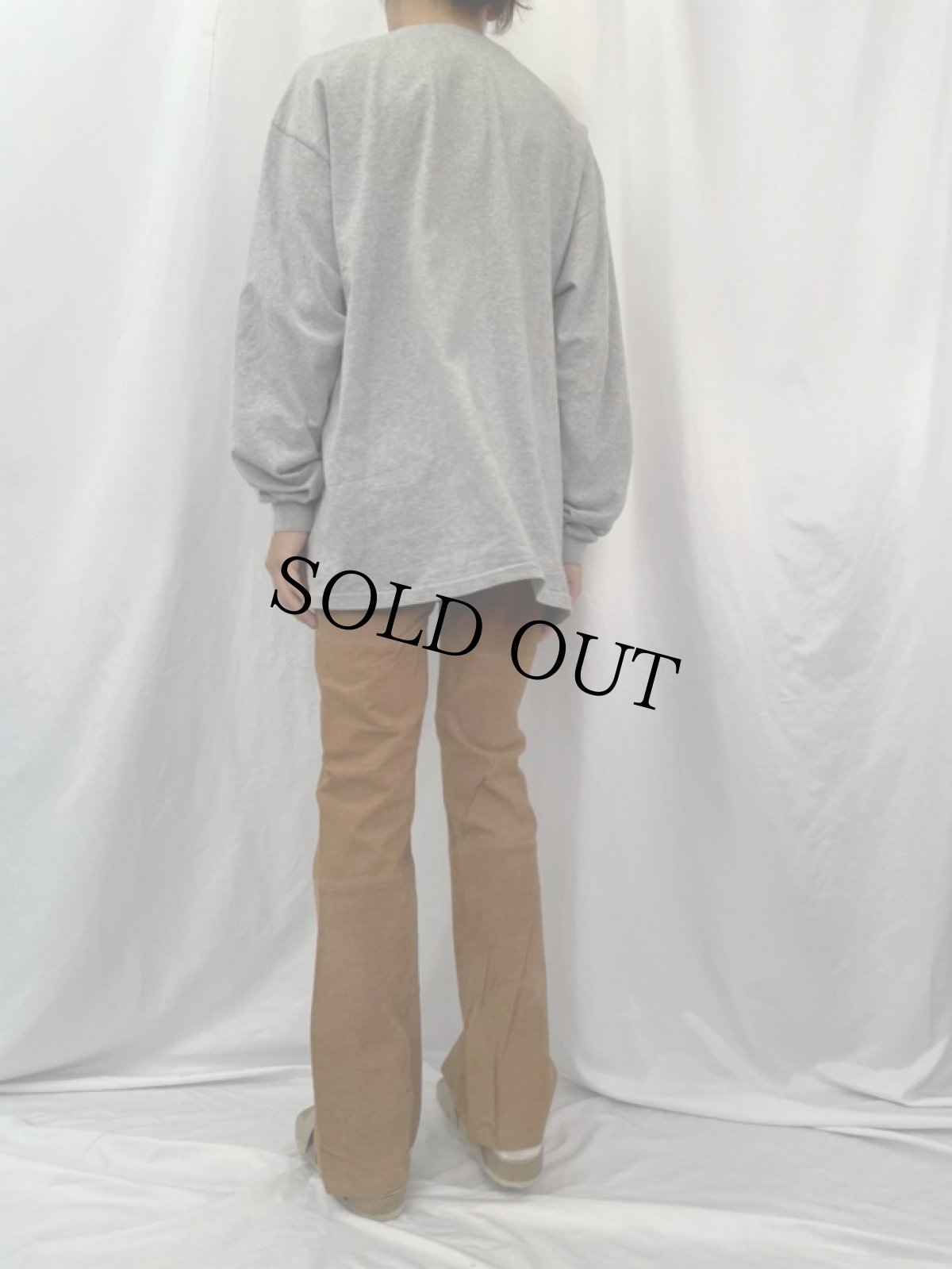 画像4: ヌバックレザーパンツ W29 (4)