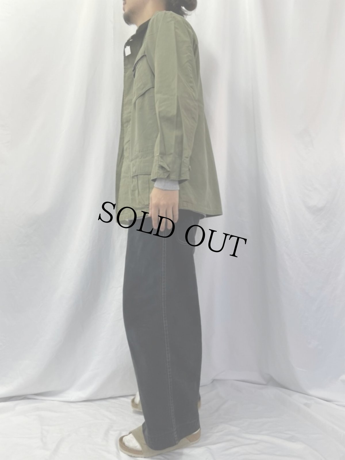 画像3: 60's U.S.ARMY ジャングルファティーグジャケット 3rd SMALL-LONG (3)