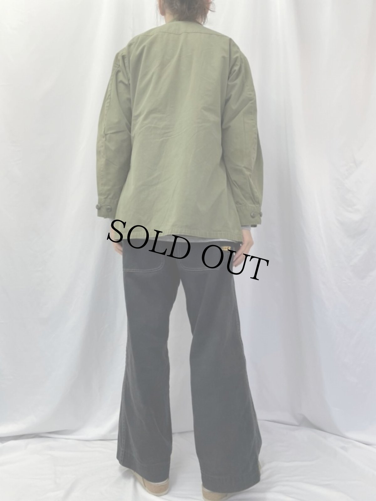 画像4: 60's U.S.ARMY ジャングルファティーグジャケット 3rd SMALL-LONG (4)