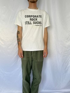 画像2: 90's SST RECORDS レコードレーベルTシャツ M (2)