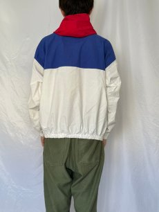 画像4: 90's POLO SPORT Ralph Lauren 切り替えコットンジップパーカー M (4)