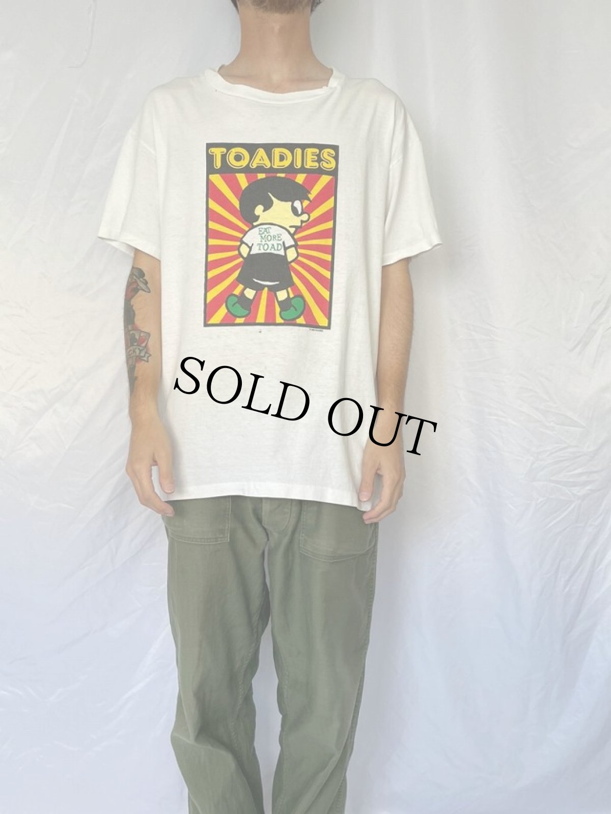 画像3: 90's Toadies "EAT MORE TOAD" オルタネイティブロックバンドTシャツ (3)
