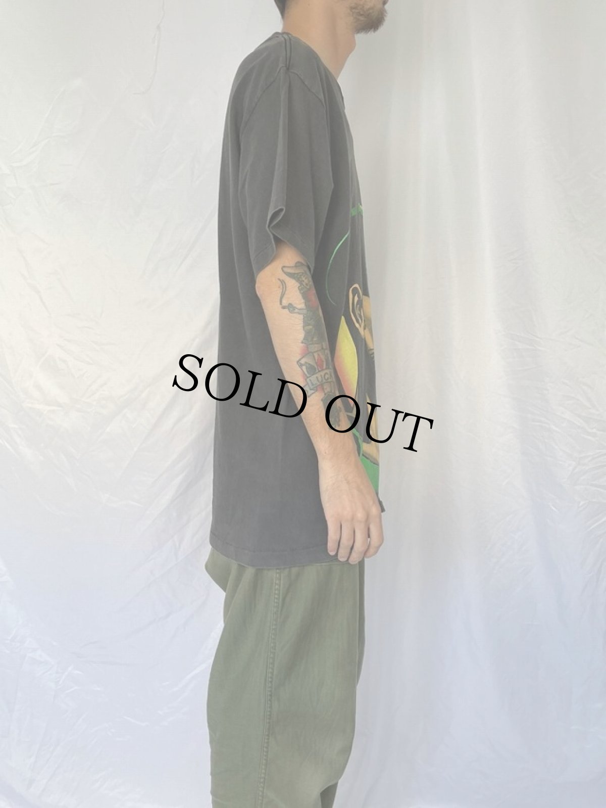 画像3: 90's DC Comics USA製 "The Riddler" アニメキャラクターTシャツ XL (3)