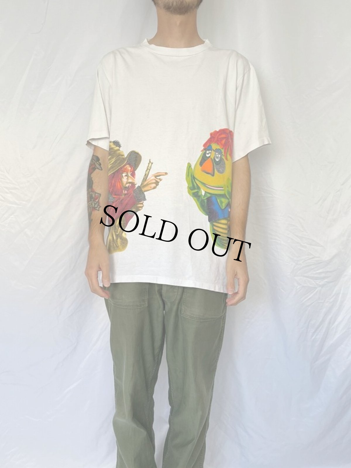 画像2: 90's H.R. Pufnstuf USA製 テレビ番組 キャラクターTシャツ XL (2)