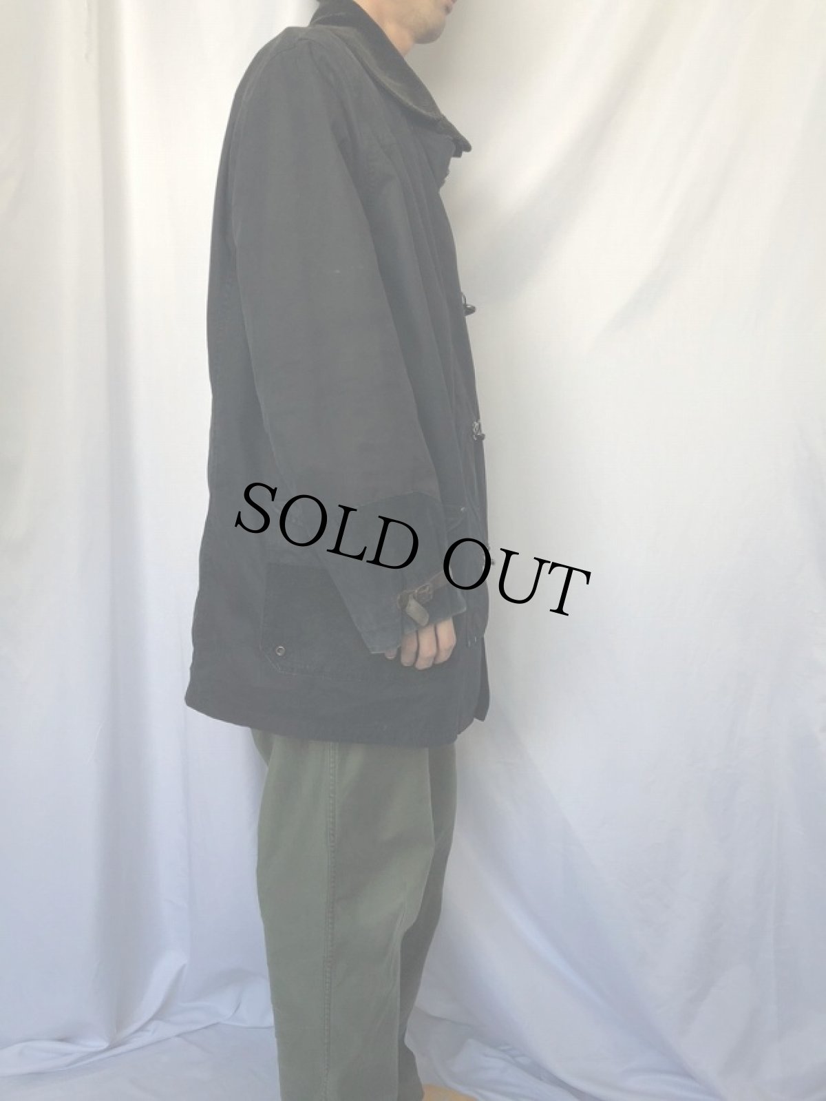 画像3: POLO Ralph Lauren スウェード切替 ファイヤーマンジャケット XL (3)