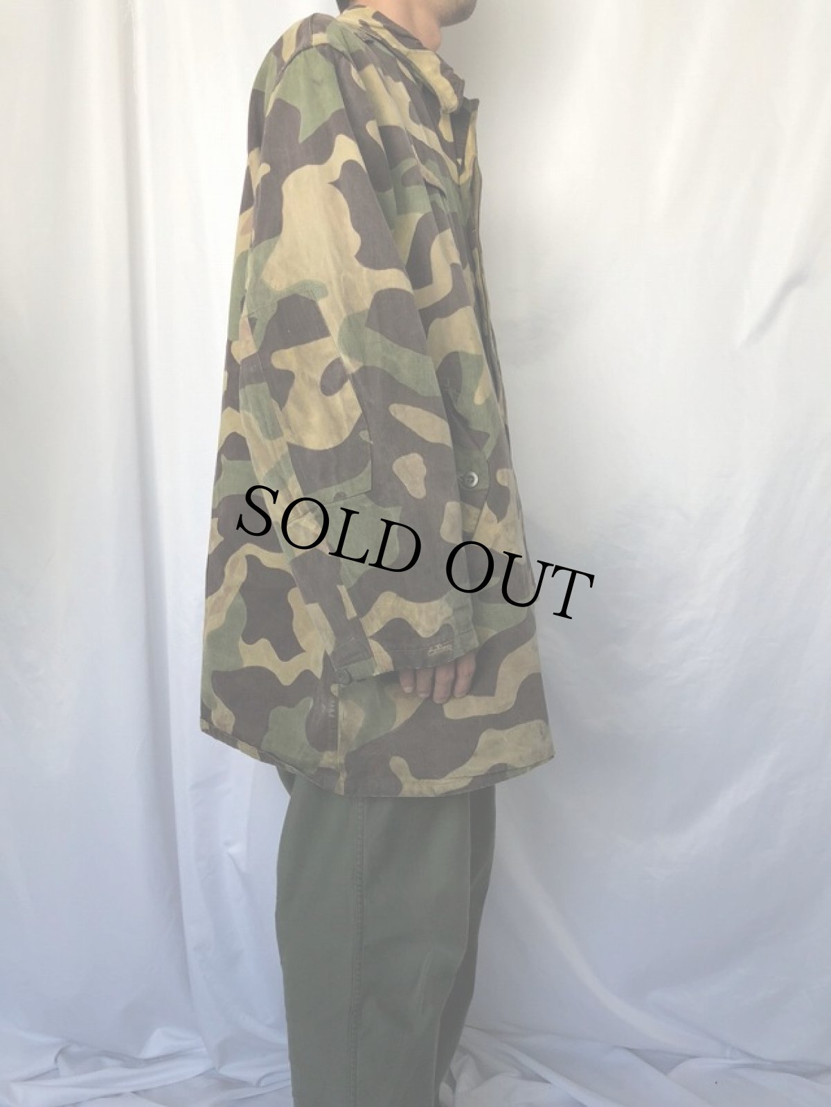 画像3: 60's チェコスロバキア軍 サラマンダーカモ柄コート (3)