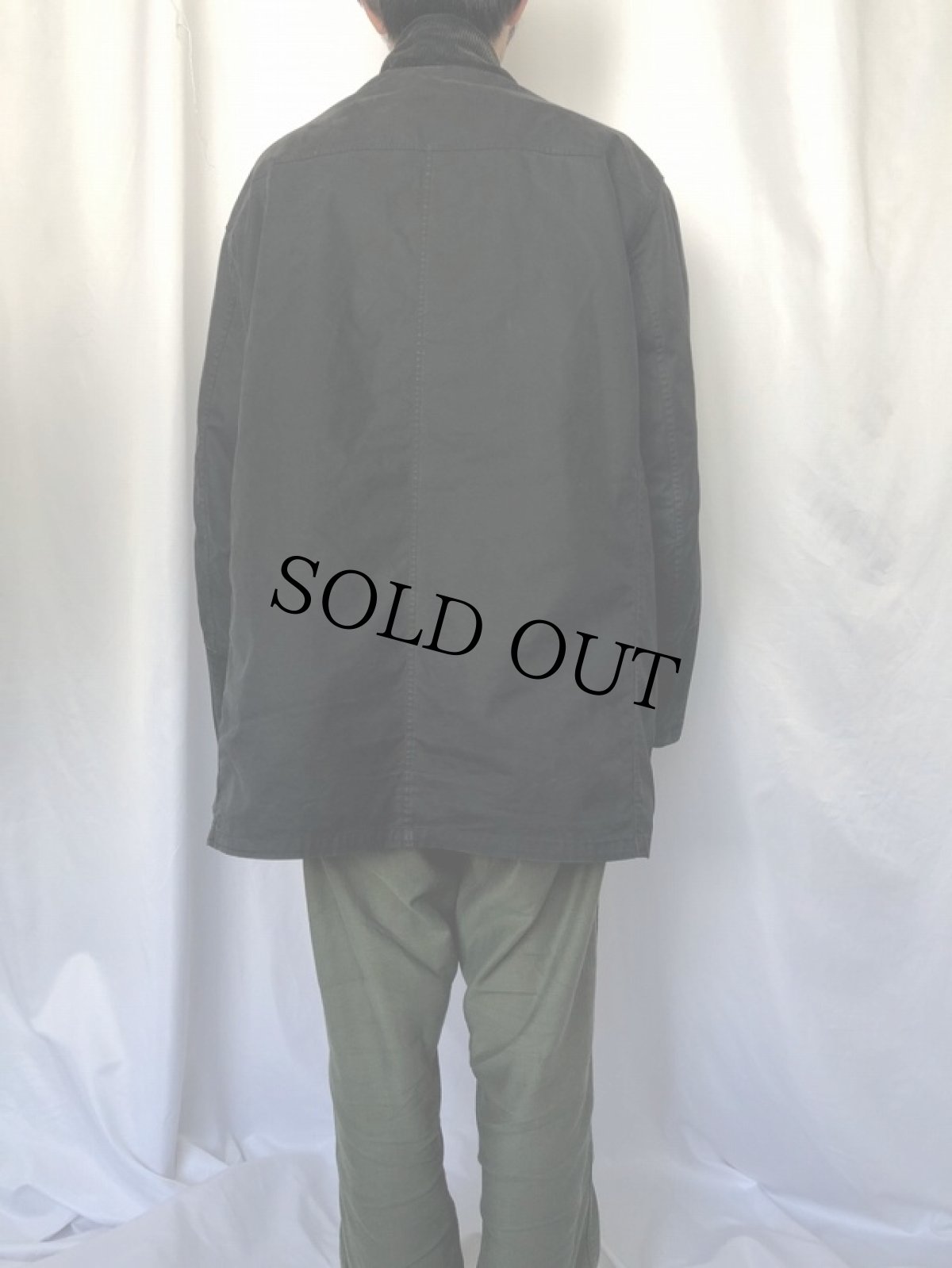 画像4: POLO Ralph Lauren スウェード切替 ファイヤーマンジャケット XL (4)