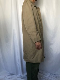 画像4: 【SALE】70's Aquascutum ENGLAND製 コットンギャバジン ステンカラーコート (4)