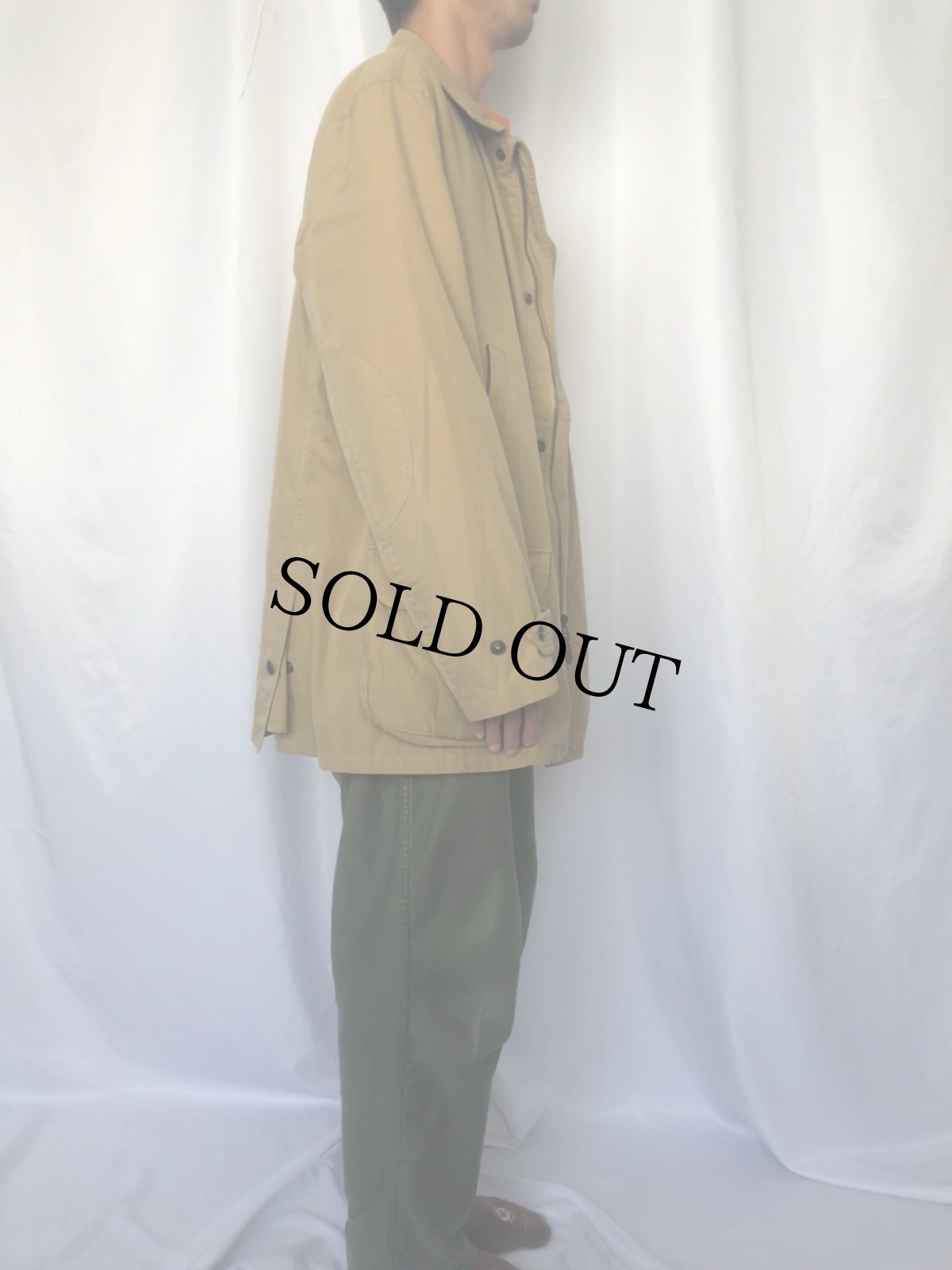 画像3: POLO Ralph Lauren コットンポリ ハンティングジャケット XL (3)