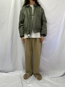 画像2: 90's U.S.AIR FORCE CWU-45/P Flight Jacket LARGE (2)