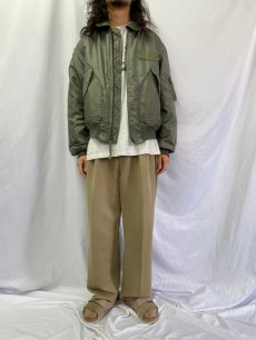 画像2: 90's U.S.AIR FORCE CWU-45/P Flight Jacket LARGE (2)