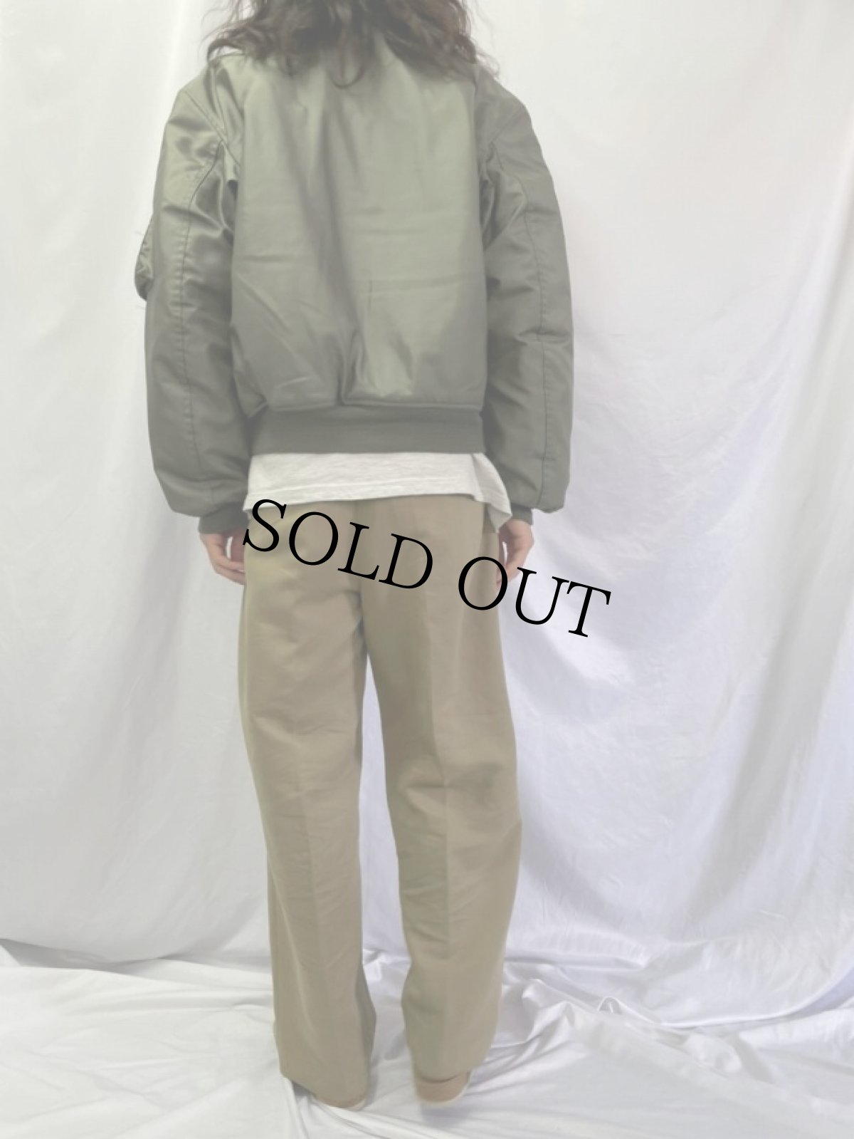 画像4: 90's U.S.AIR FORCE CWU-45/P Flight Jacket LARGE (4)