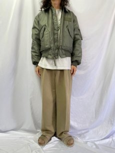 画像2: 80's U.S.AIR FORCE CWU-45/P Flight Jacket MEDIUM (2)