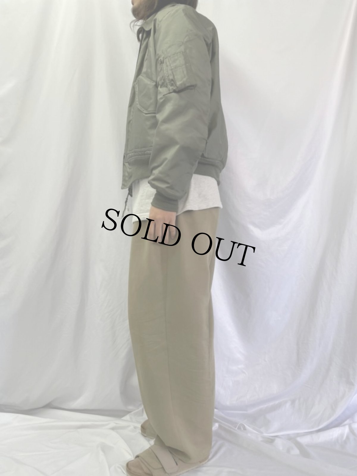 画像3: 80's U.S.AIR FORCE CWU-45/P Flight Jacket MEDIUM (3)