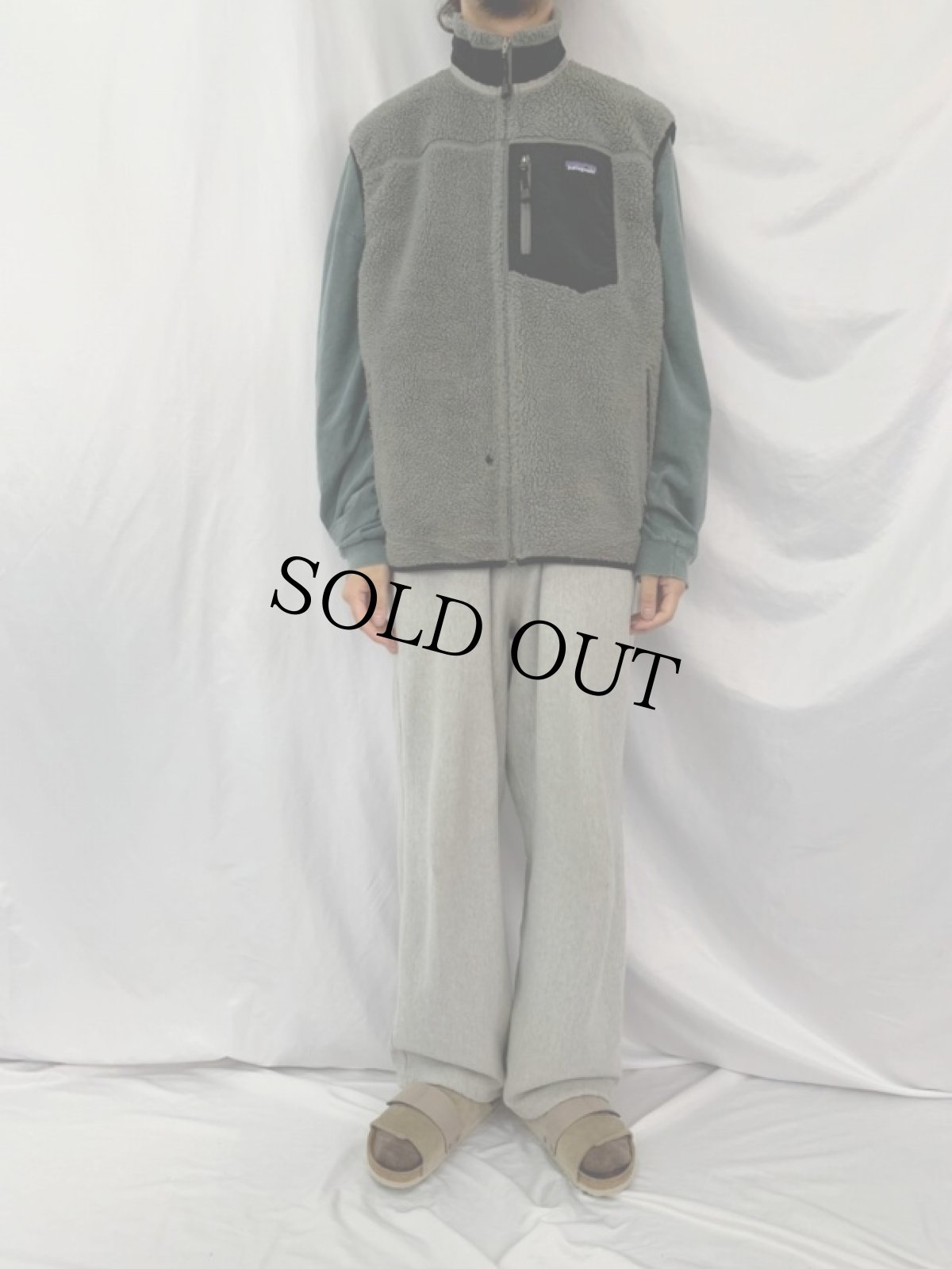 画像2: 2010's Patagonia レトロXフリースベスト XL (2)