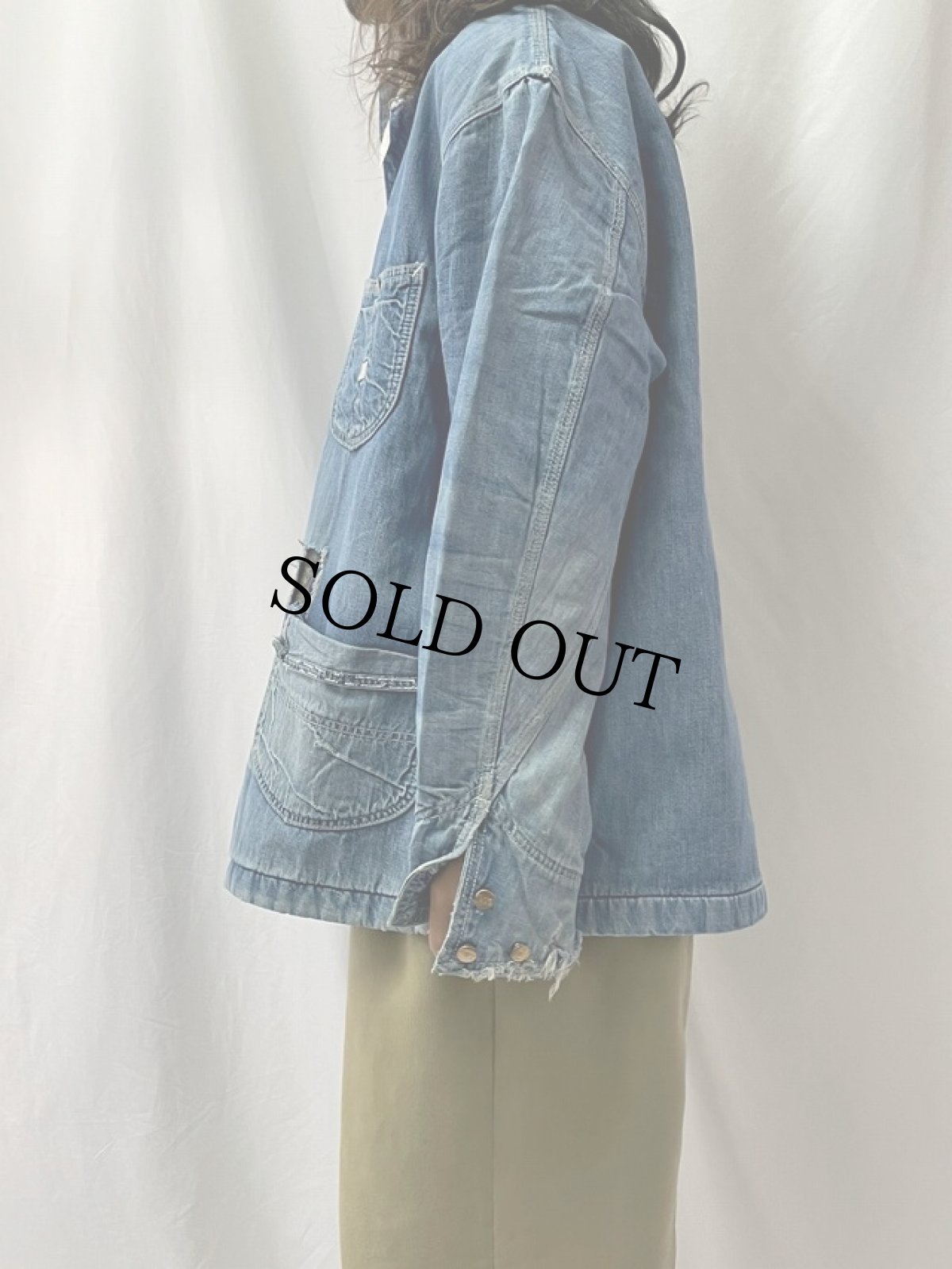 画像3: 70's Lee USA製 ブランケット付きデニムカバーオール (3)