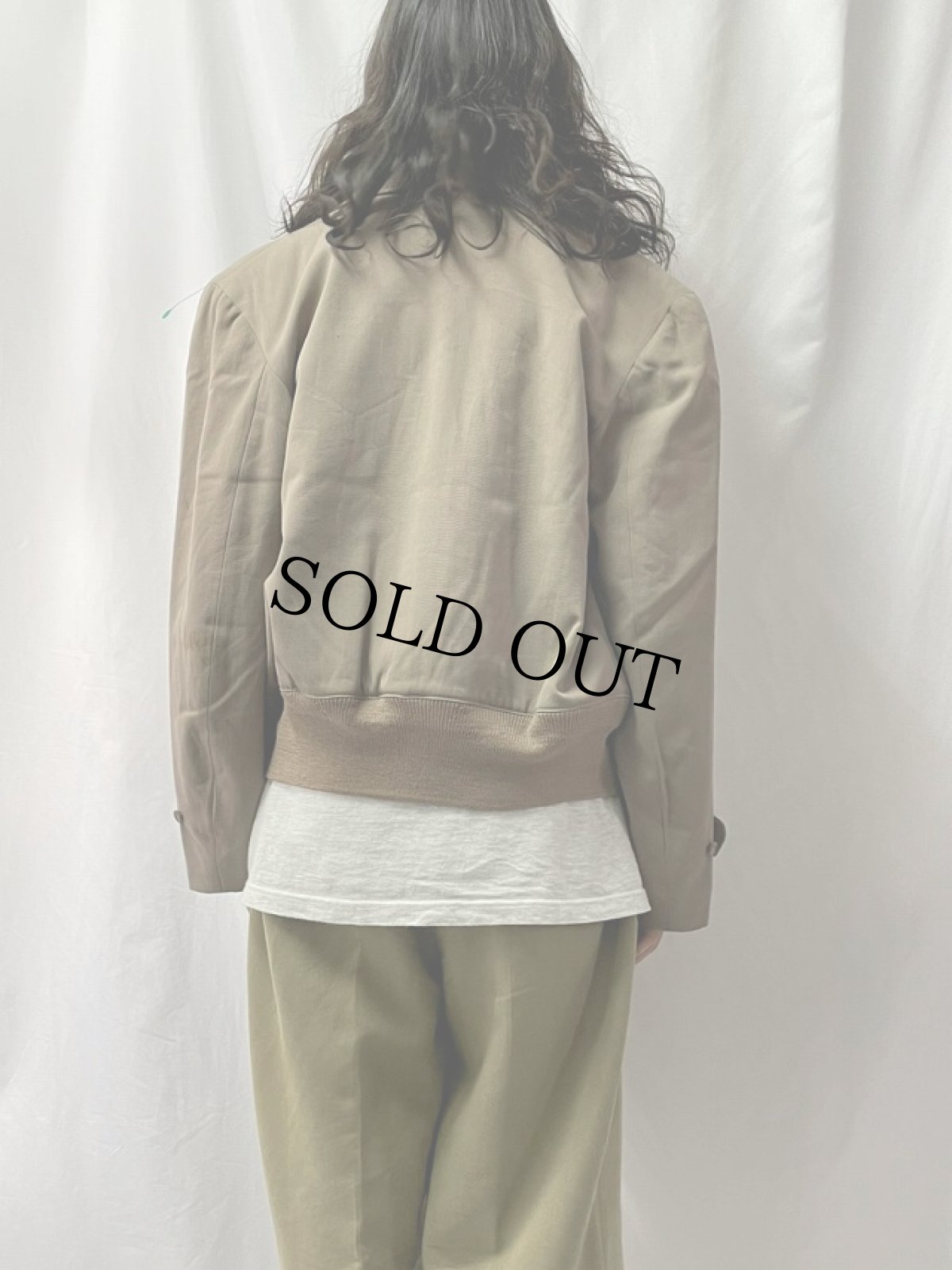 画像4: 60's Rodes レーヨンギャバジン スポーツジャケット 42 (4)