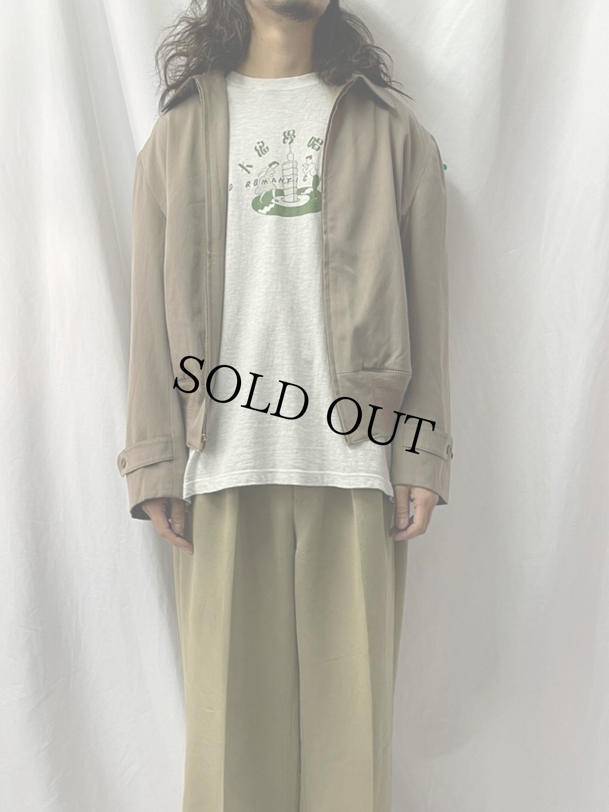 画像2: 60's Rodes レーヨンギャバジン スポーツジャケット 42 (2)