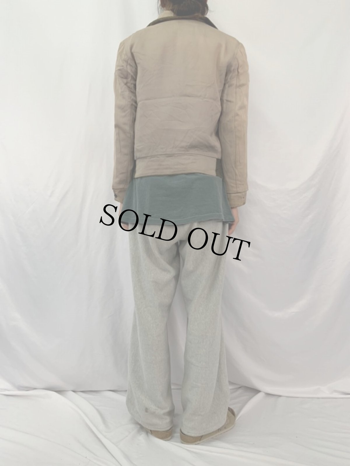 画像5: 50's リバーシブル コーデュロイ×レーヨンギャバジンジャケット (5)