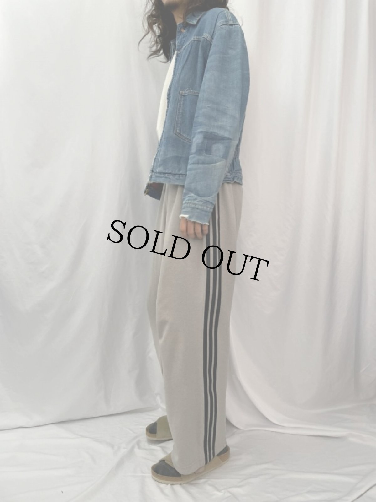 画像3: 60's POWR HOUSE ブランケットライナー デニムジップジャケット (3)