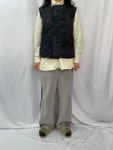 画像2: 【SALE】2021AW ink "PATCH UP VEST" C.BLACK【M】 (2)