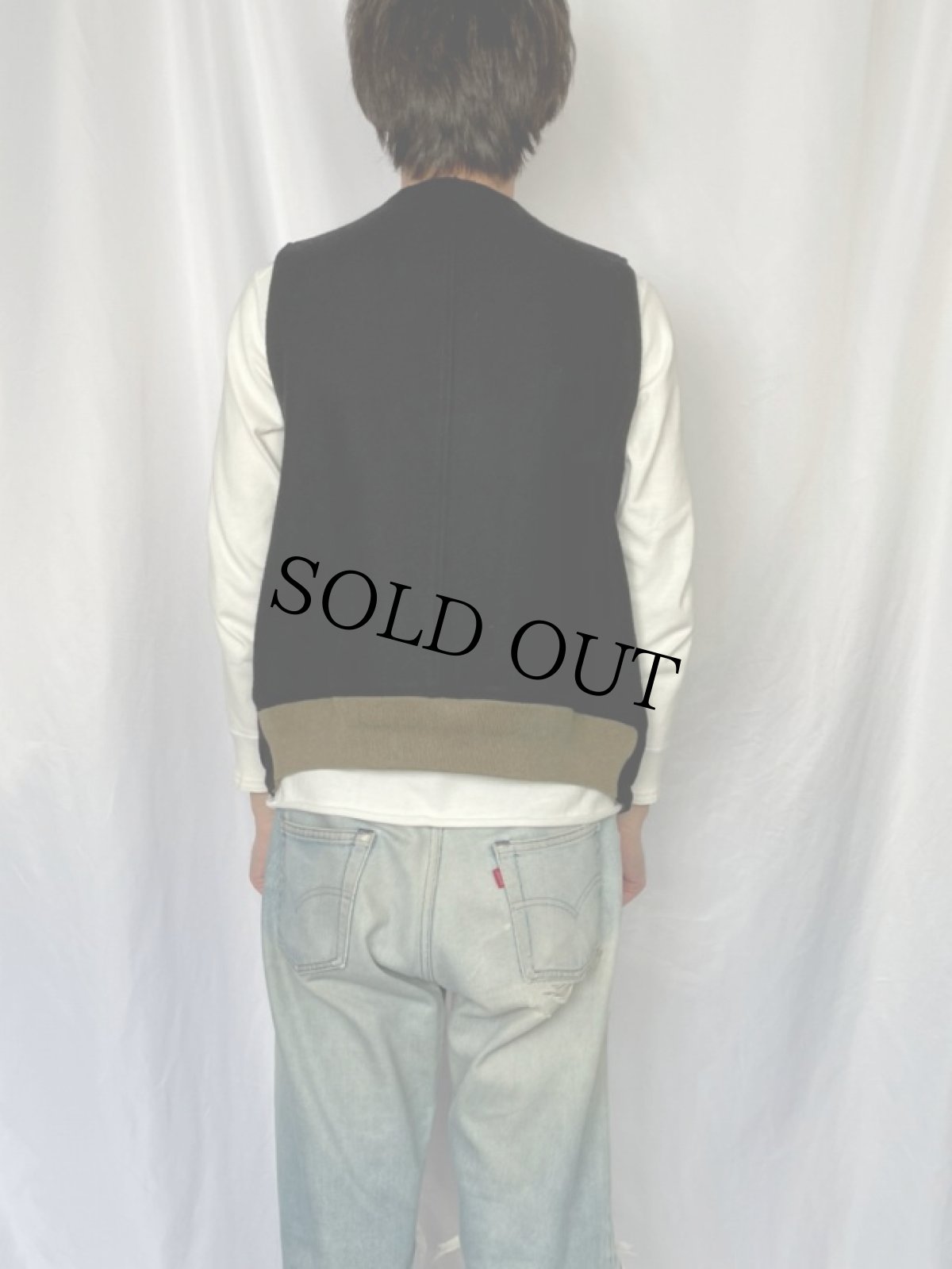 画像4: KAPITAL メルトンベスト 3 (4)