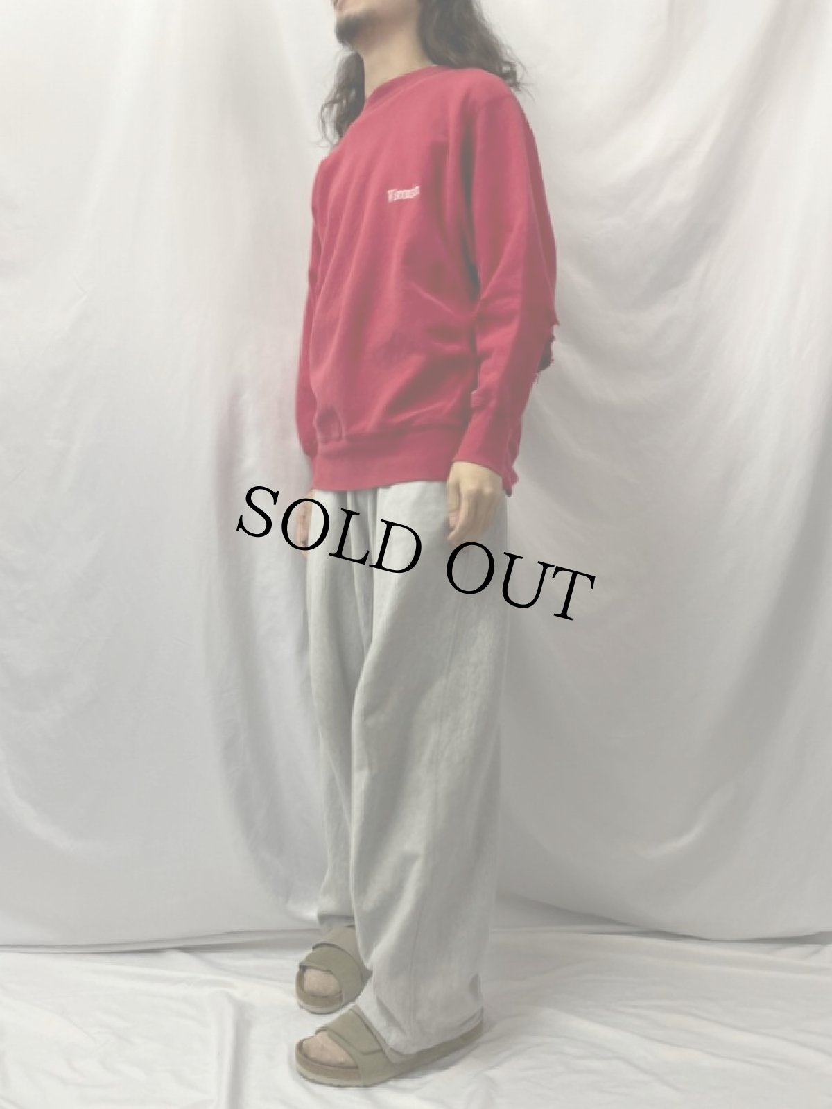 画像3: 80's Champion REVERSE WEAVE USA製 トリコタグ "Wisconsin" 刺繍入り スウェット XL (3)