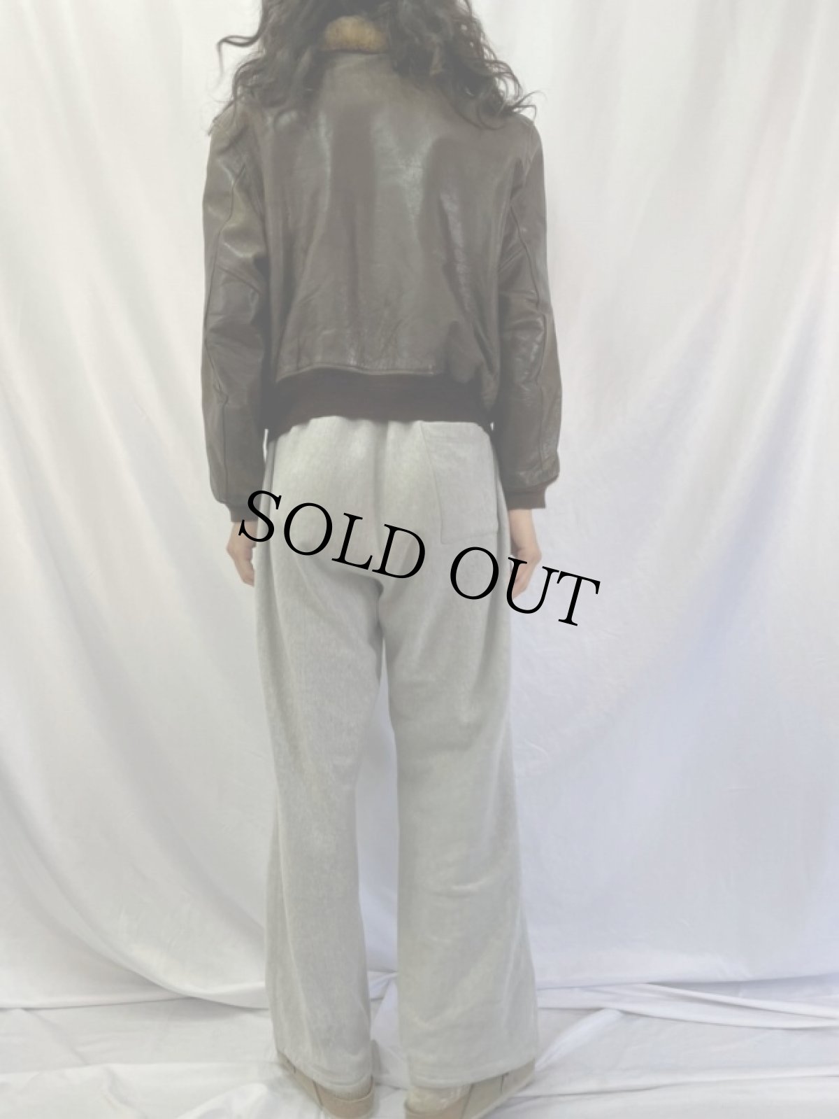 画像4: 50's McGREGOR USA製 "Goatskin" レザージャケット 46 (4)