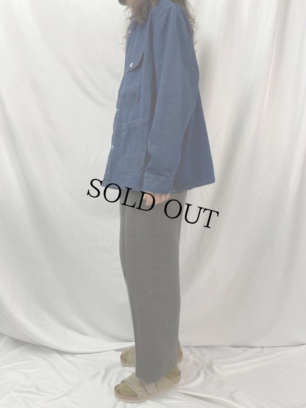 画像3: CANADA製 デニムカバーオール 48 (3)