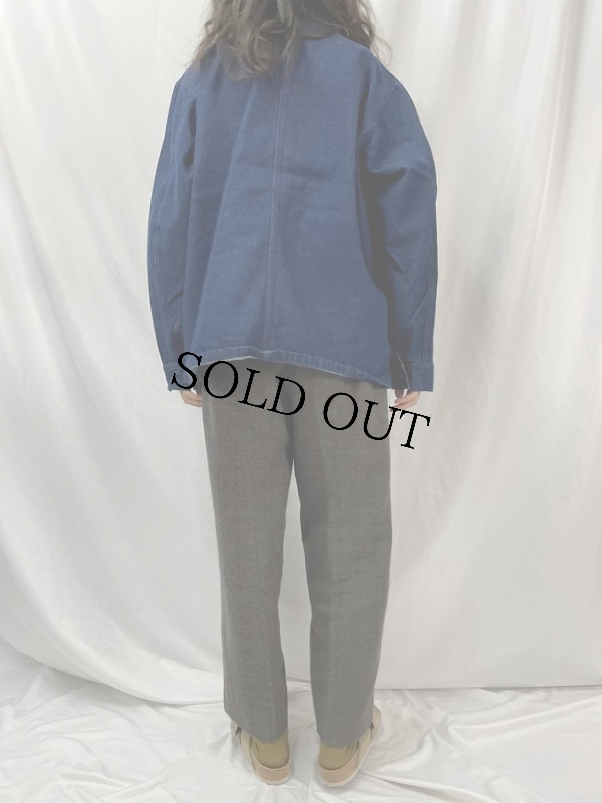 画像4: CANADA製 デニムカバーオール 48 (4)