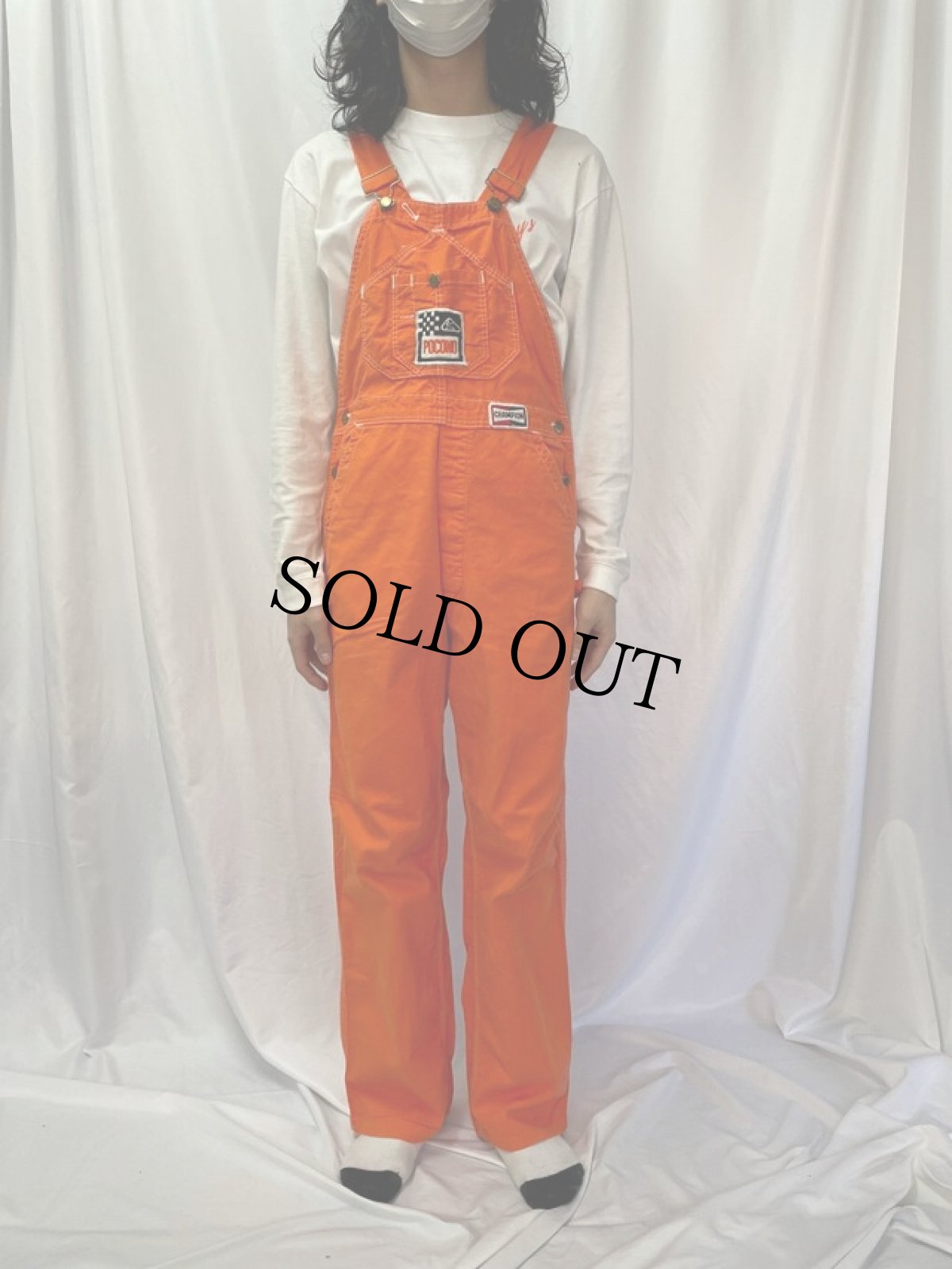 画像2: 60's WASHINGTON DEE-CEE ワッペン付き カラーオーバーオール (2)