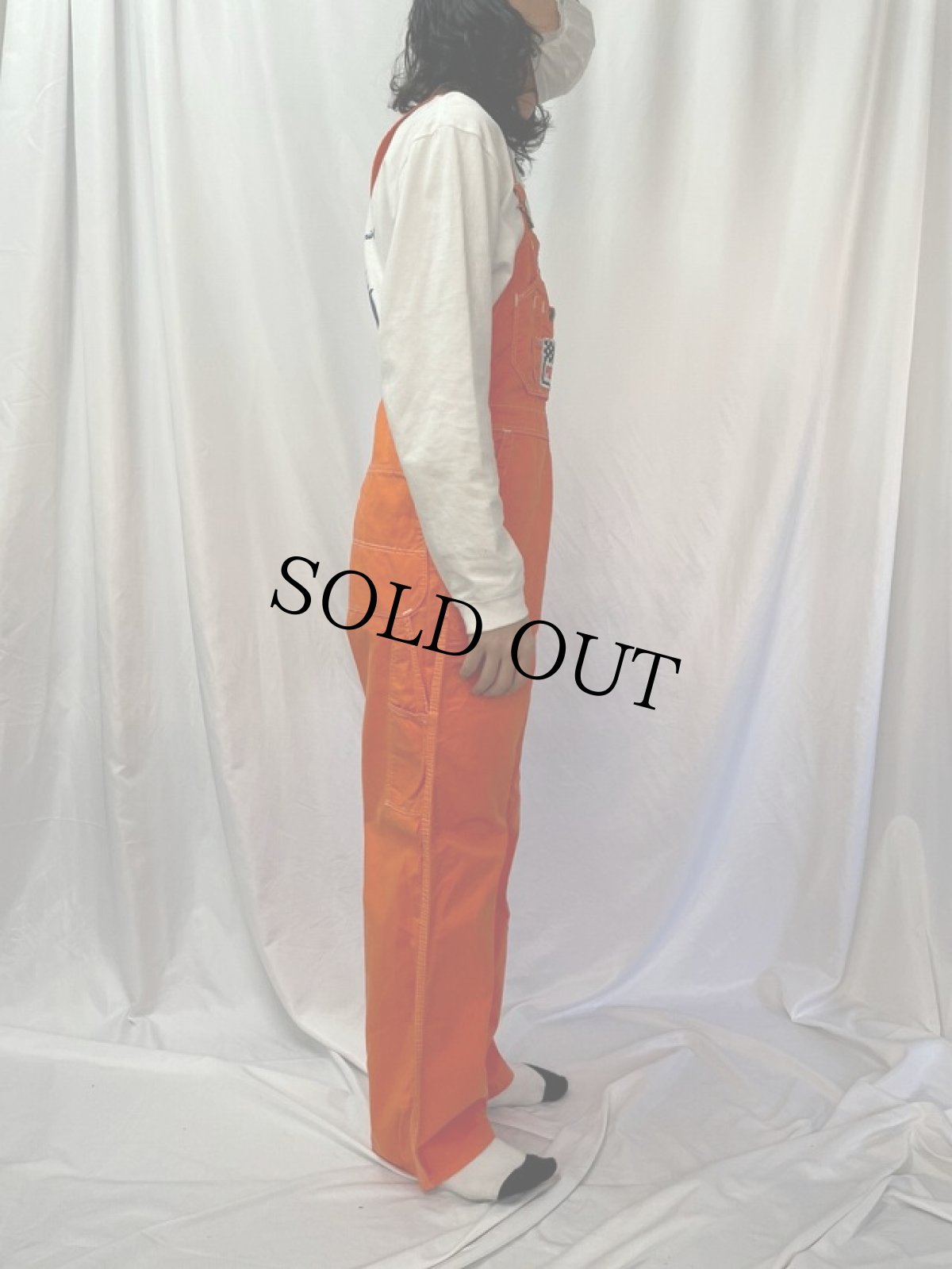 画像3: 60's WASHINGTON DEE-CEE ワッペン付き カラーオーバーオール (3)