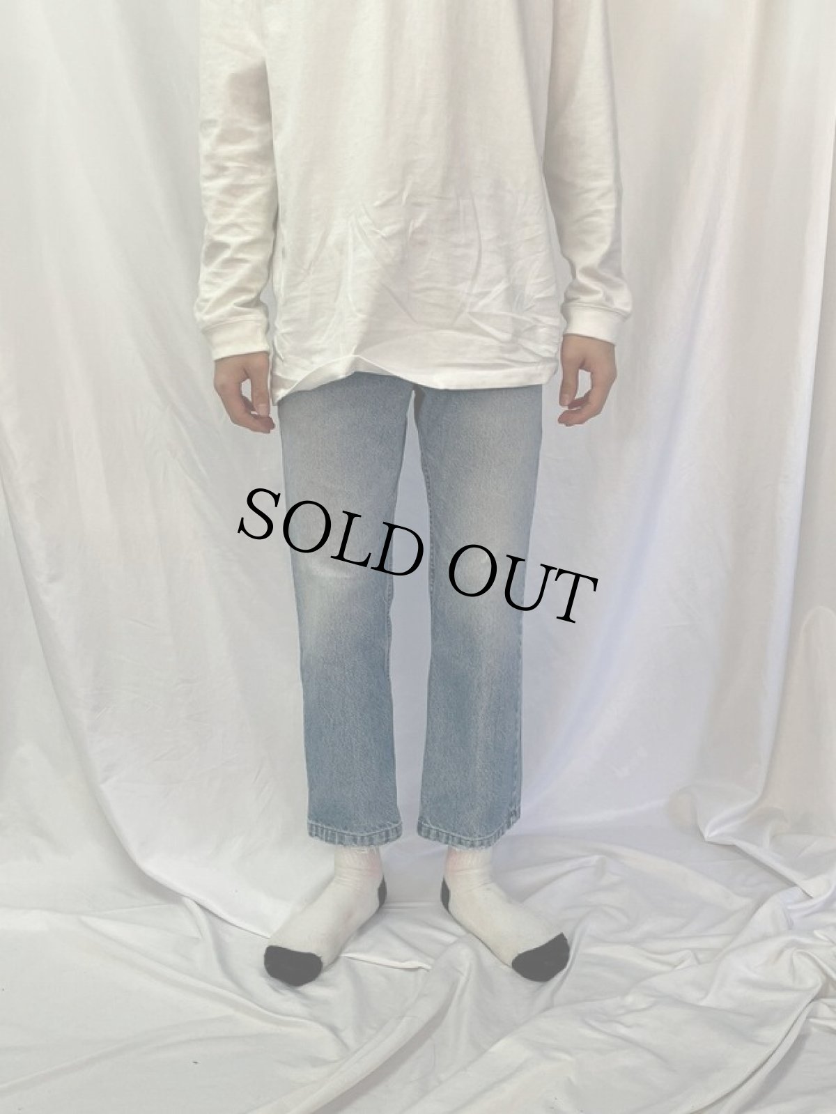 画像2: 90's Levi's 517 USA製 デニムパンツ W29 (2)