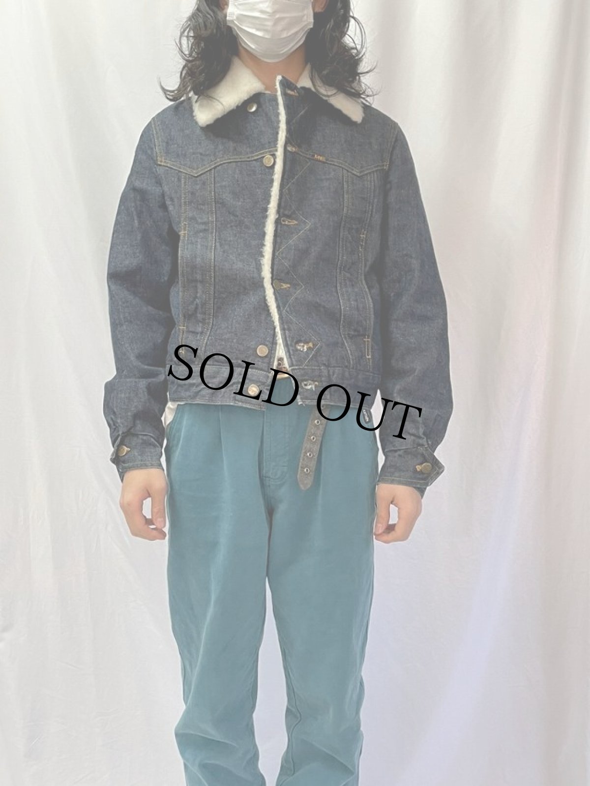 画像2: 70's Lee USA製 "STORM RIDER" ボアデニムジャケット (2)