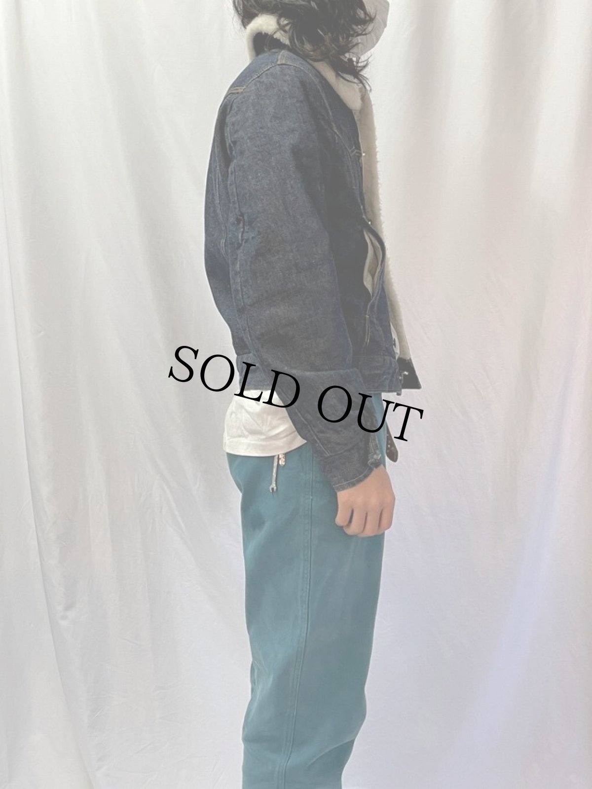 画像3: 70's Lee USA製 "STORM RIDER" ボアデニムジャケット (3)