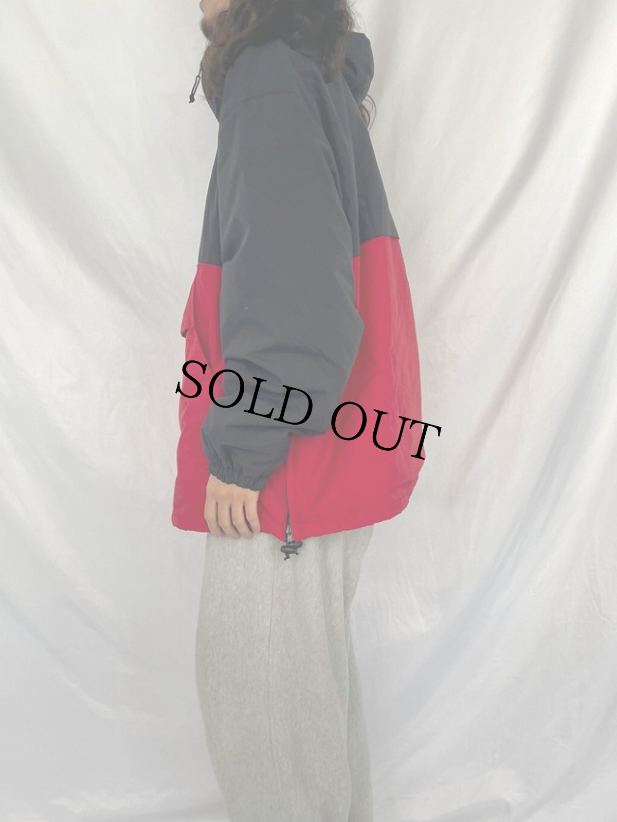 画像3: Columbia 2トーン フリースライナー アノラックパーカー XXL (3)