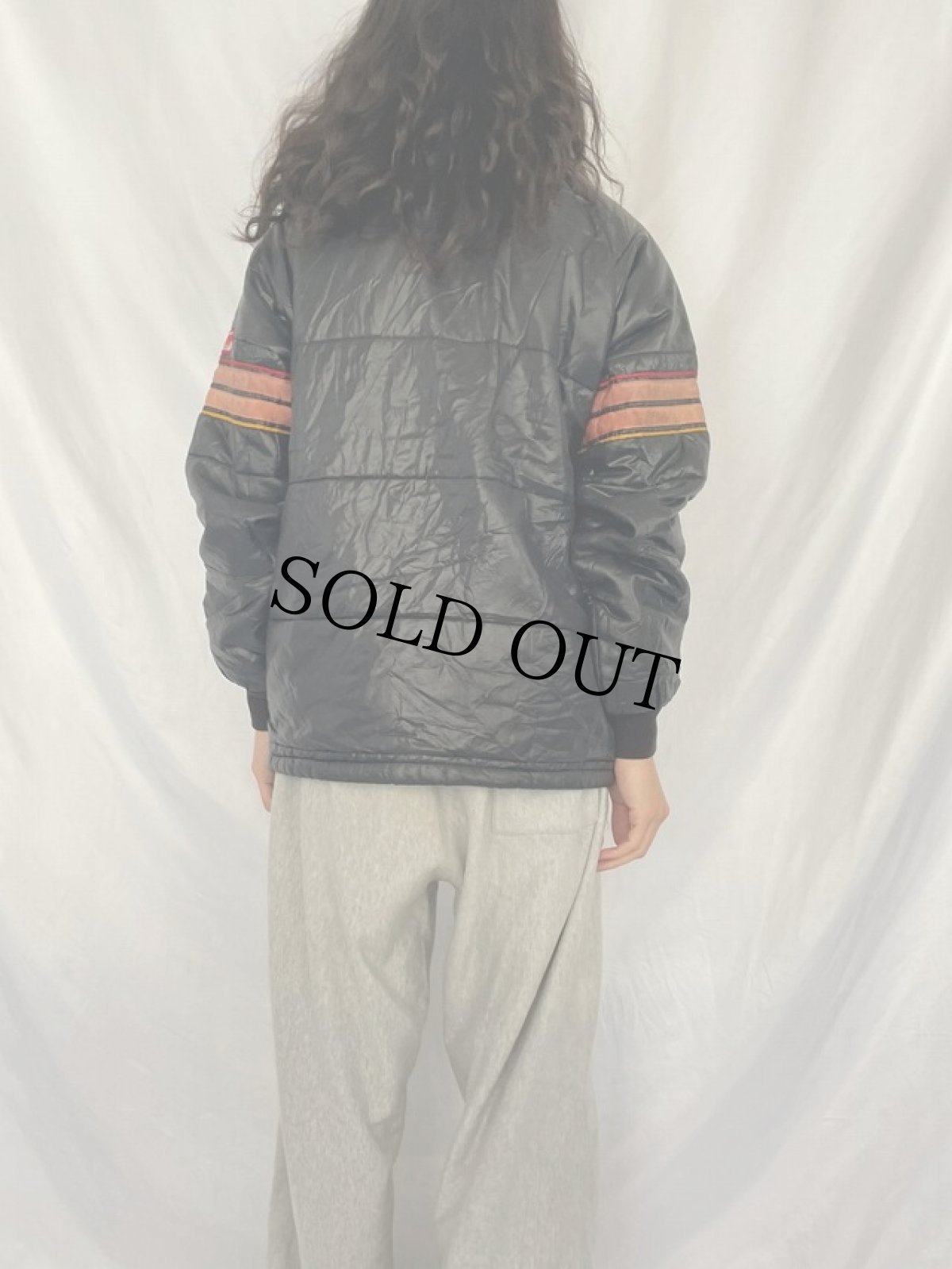 画像4: SIMPSON 袖ボーダー 中綿入りジャケット (4)