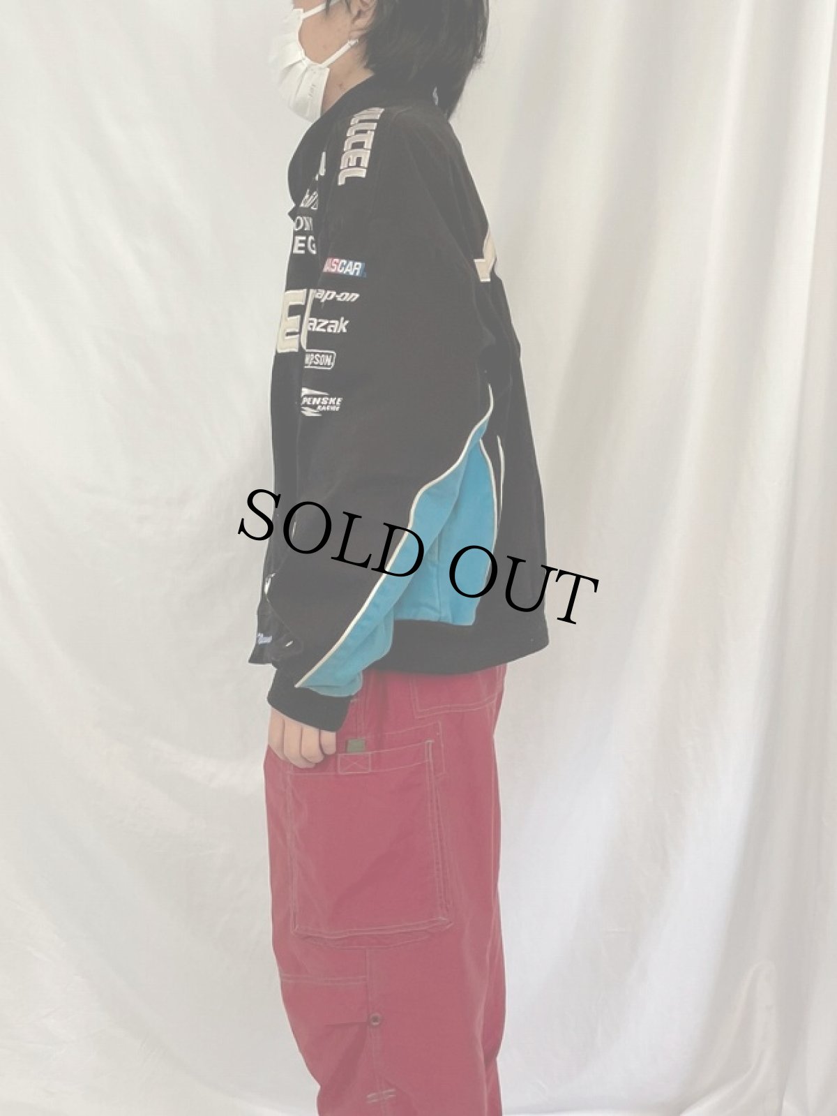 画像3: 90's〜 Team Caliber "ALLTEL" レーシングジャケット L (3)