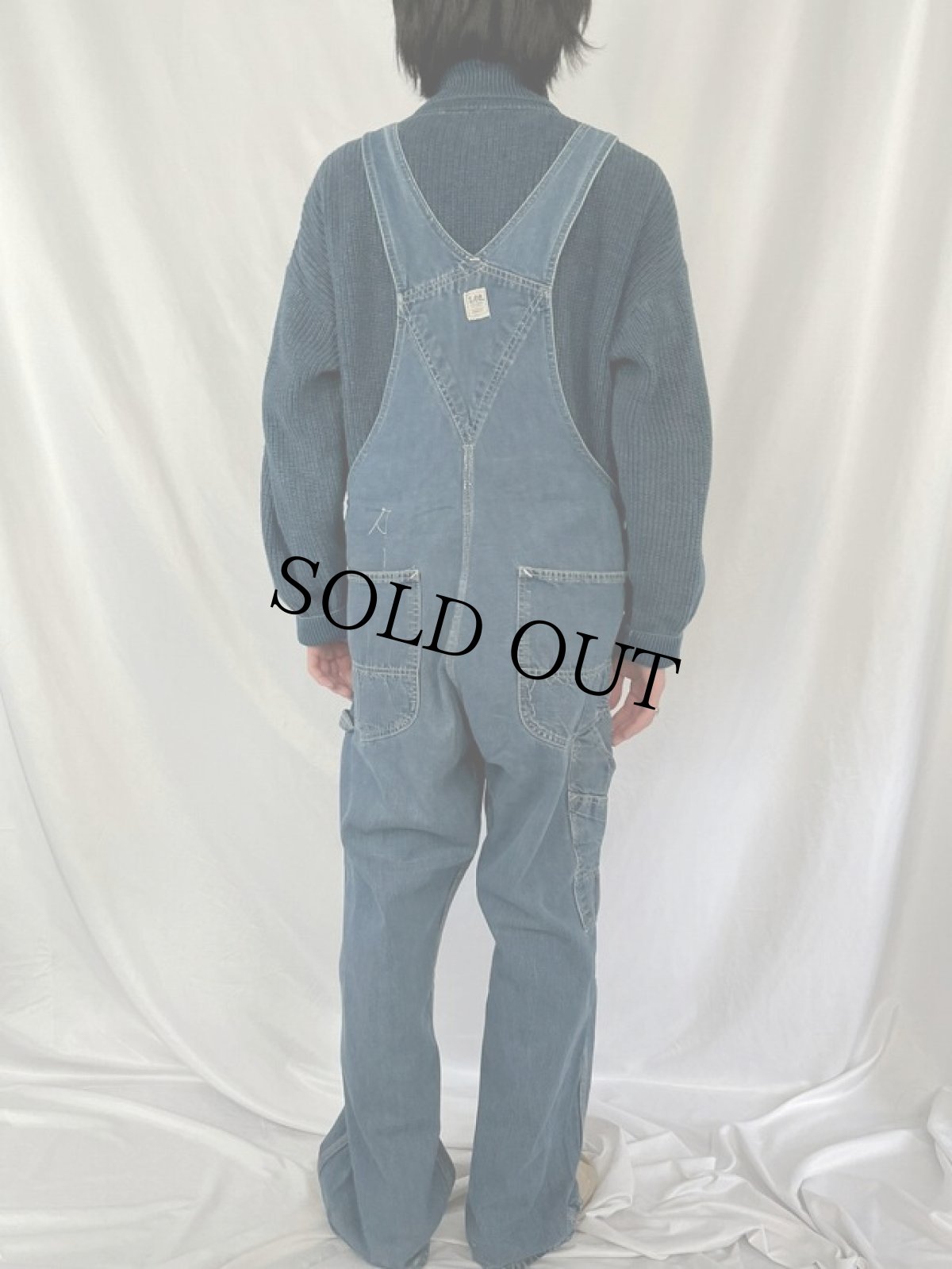 画像4: 70's Lee USA製 "JELT DENIM" デニムオーバーオール (4)