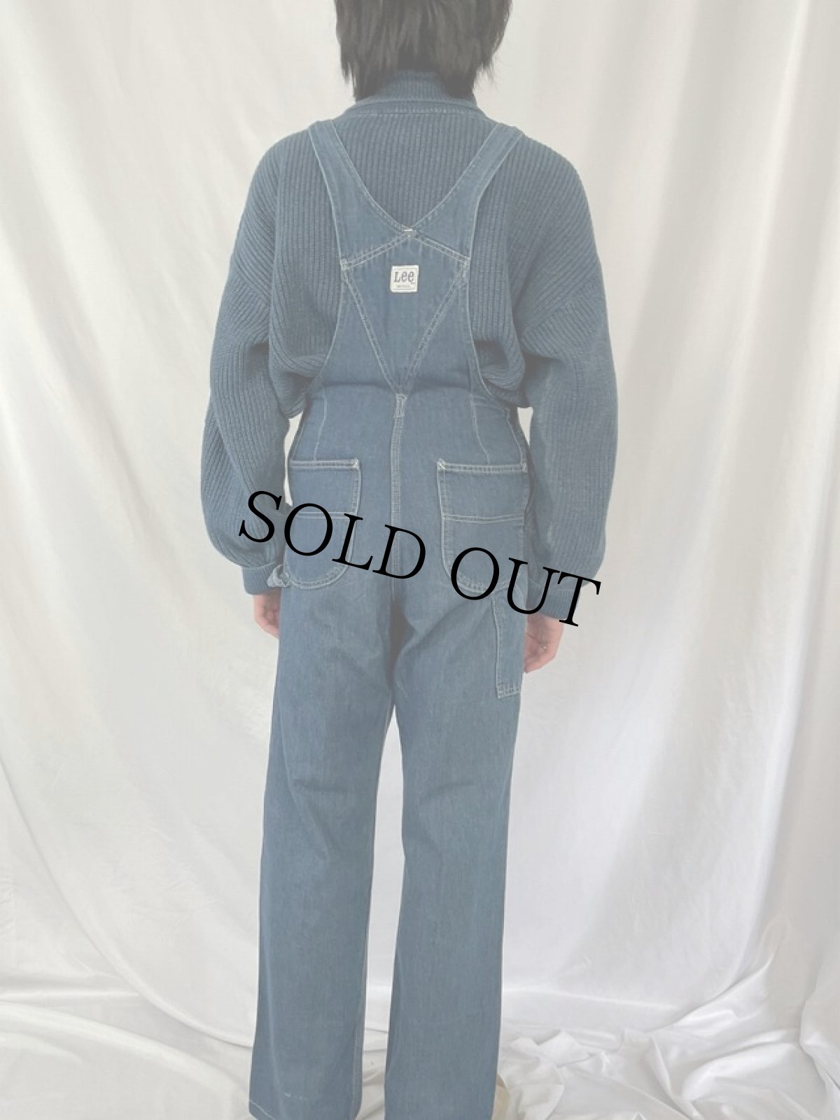 画像4: 80's Lee USA製 デニムオーバーオール (4)