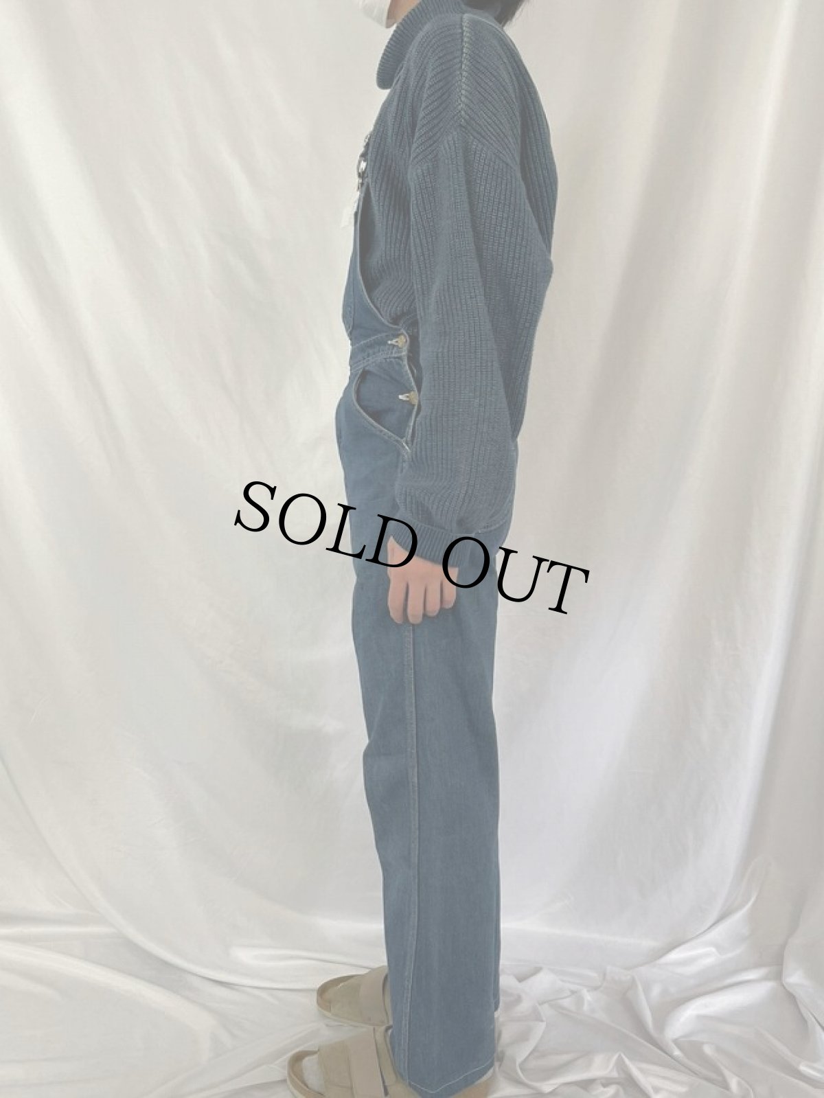 画像3: 80's Lee USA製 デニムオーバーオール (3)