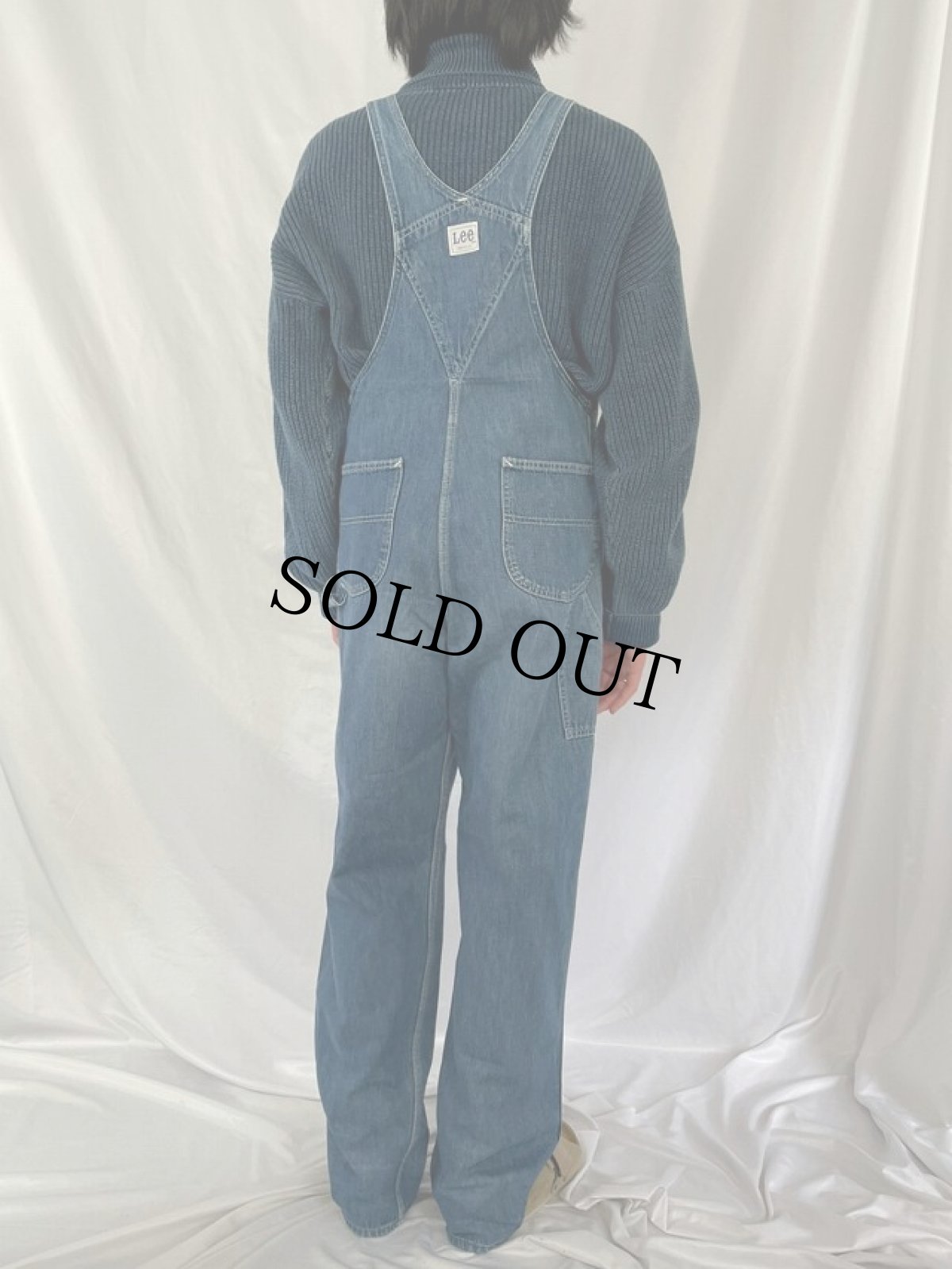 画像4: 80's Lee USA製 デニムオーバーオール (4)