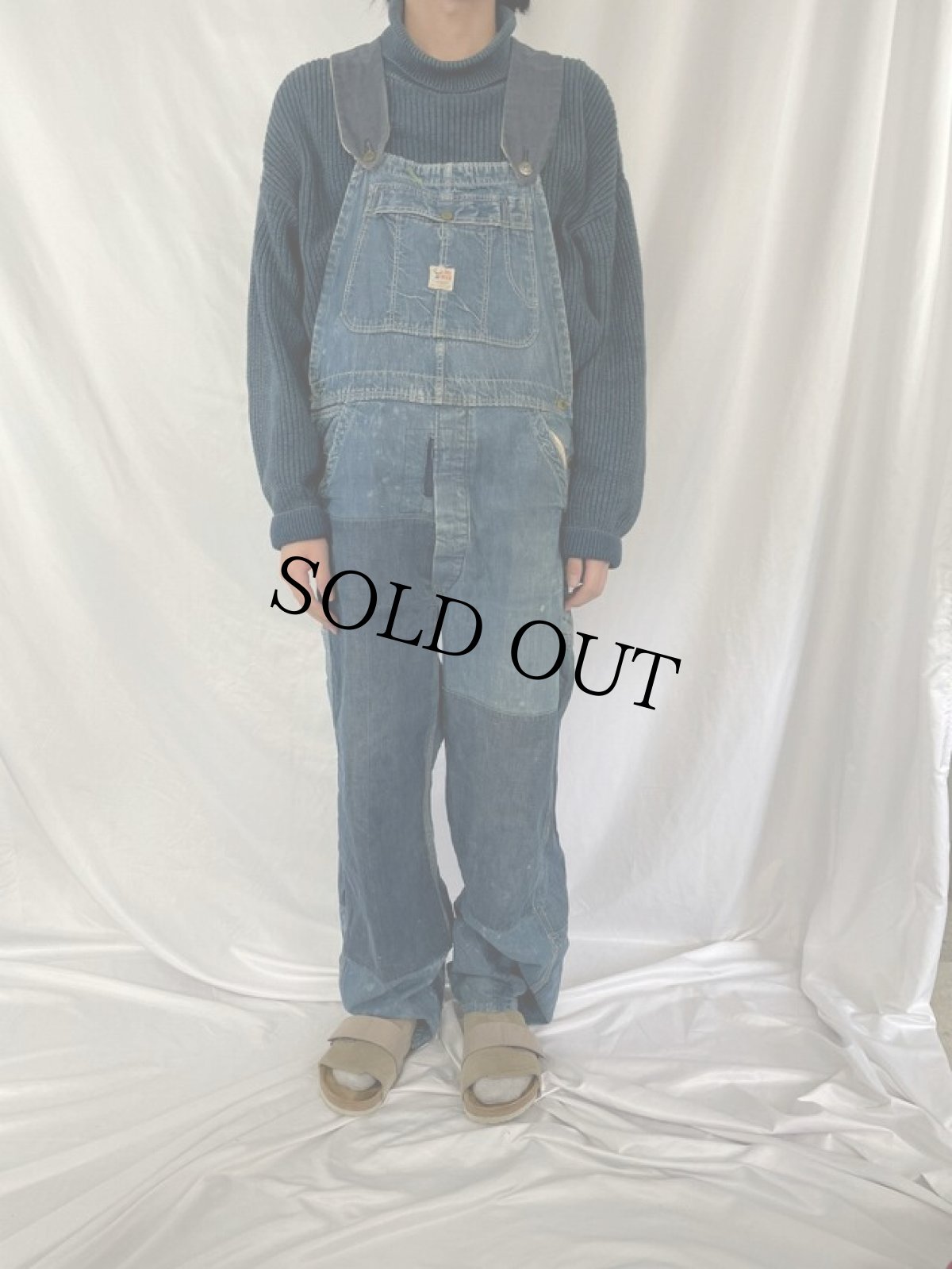画像2: 60's BIG BUCK by ELY&WALKER デニムオーバーオール (2)