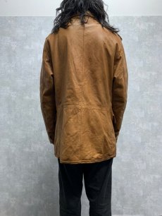 画像4: 70's USA製 "M-65 TYPE" エポレット付き レザージャケット SIZE44 (4)