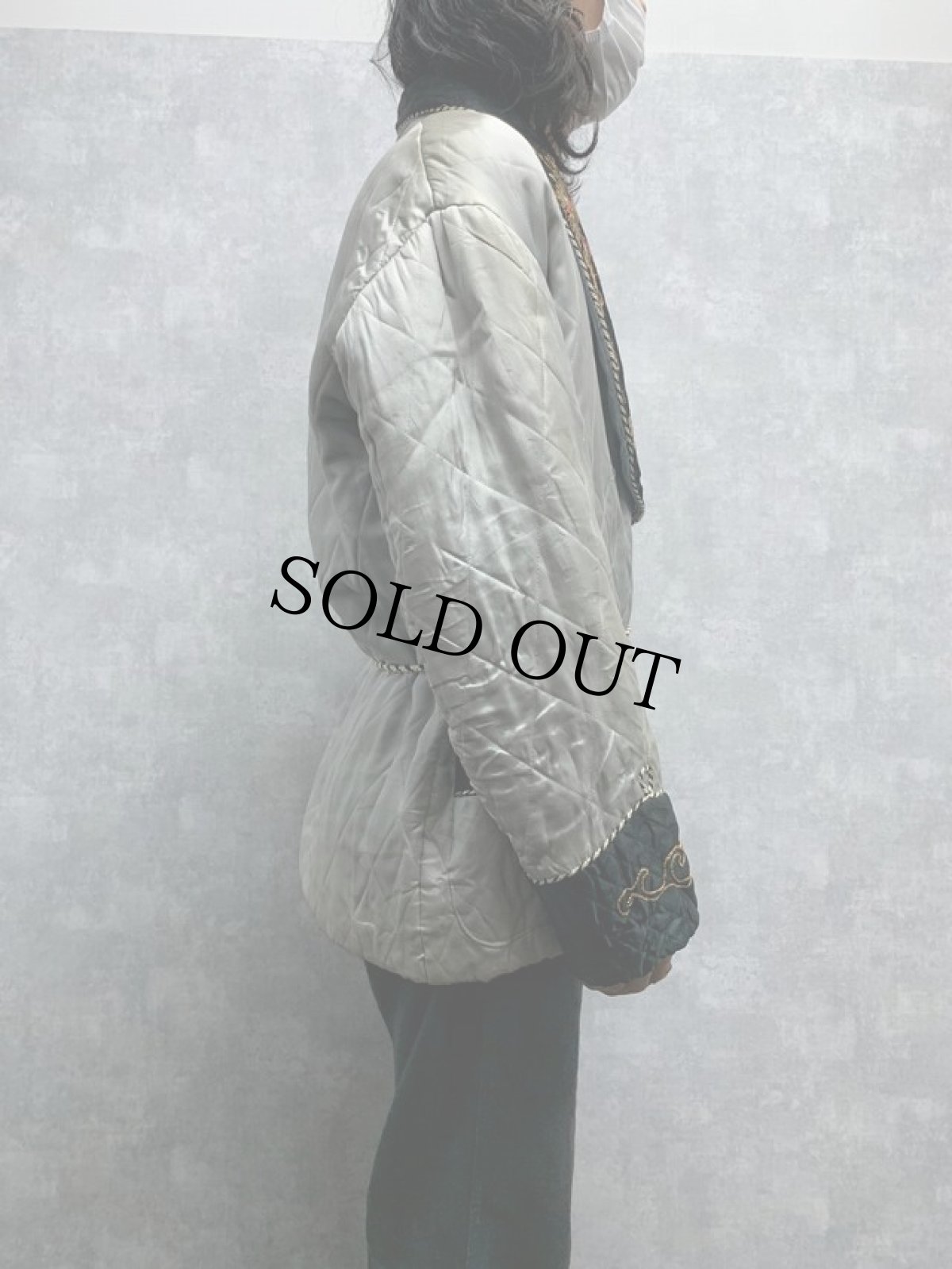 画像3: 50〜60's 龍刺繍 スカガウン S (3)