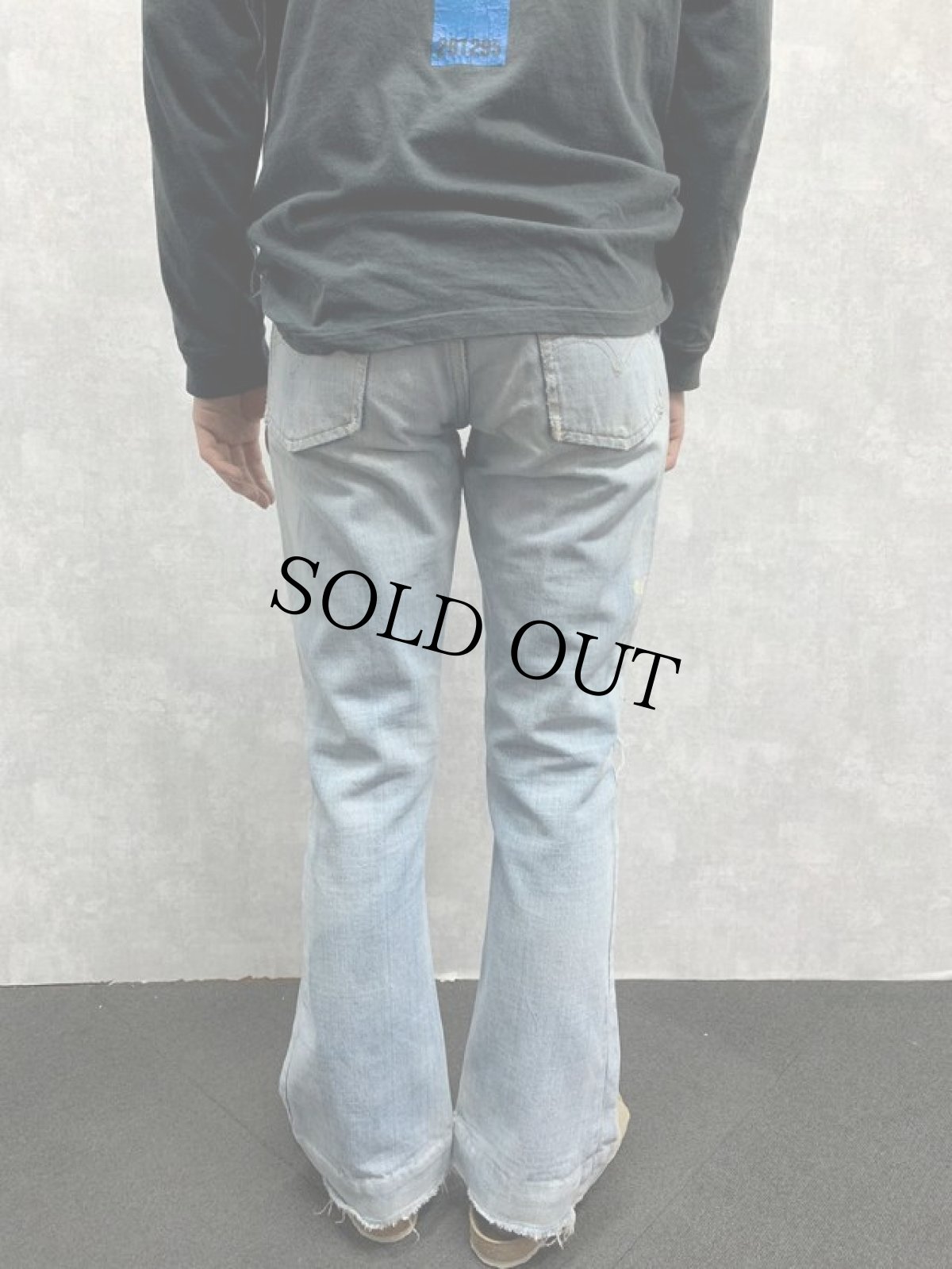 画像4: 70〜80's Levi's 646 フレアデニムパンツ W28 (4)