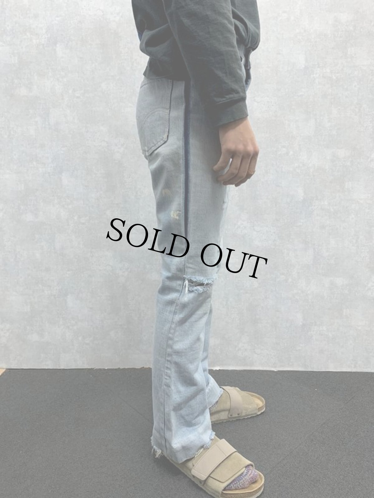 画像3: 70〜80's Levi's 646 フレアデニムパンツ W28 (3)