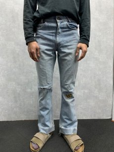 画像2: 70〜80's Levi's 646 フレアデニムパンツ W28 (2)