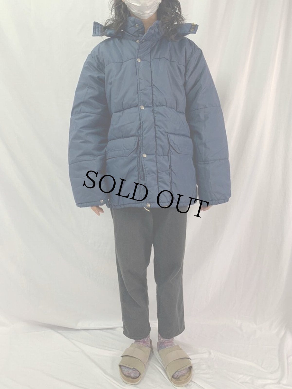 画像2: 70's THE NORTH FACE 茶タグ ダウンジャケット L (2)